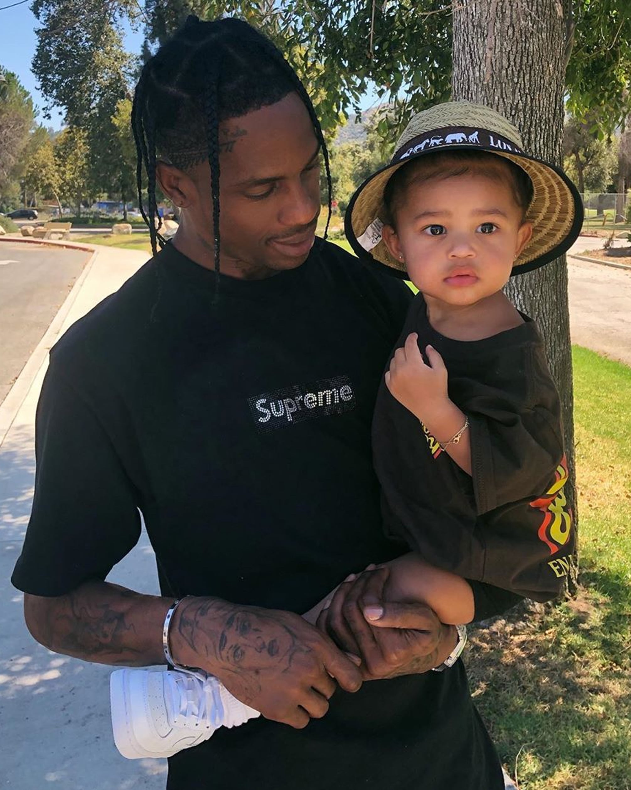 Travis Scott Shares Photos of Stormi With 'Daddy's Hair