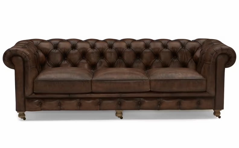 Best Tufted Leather Sofa