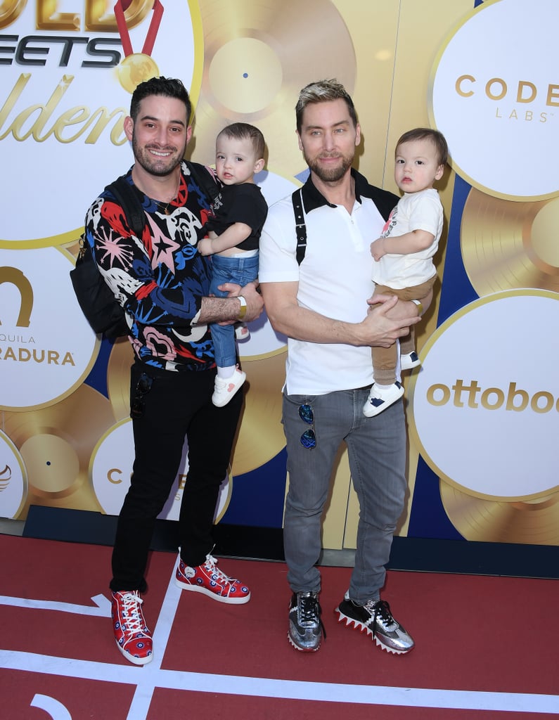 Lance Bass and Michael Turchin Bring Kids to the Red Carpet