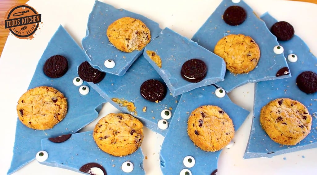 Cookie Monster Candy Bark