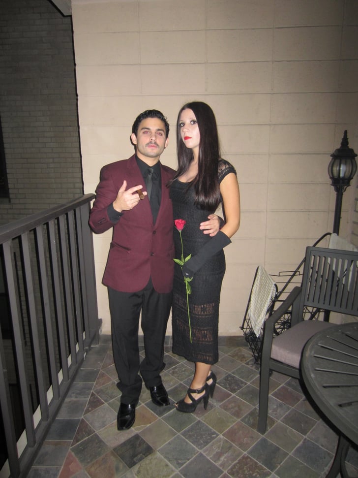 Gomez And Morticia Addams Homemade Halloween Couples Costumes 2020 