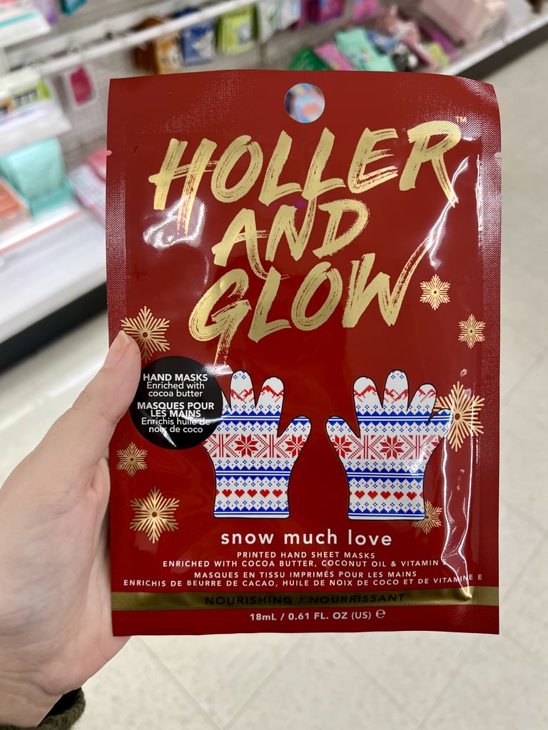 A Refreshing Mask: Holler and Glow Snow Much Love Printed Hand Sheet Mask