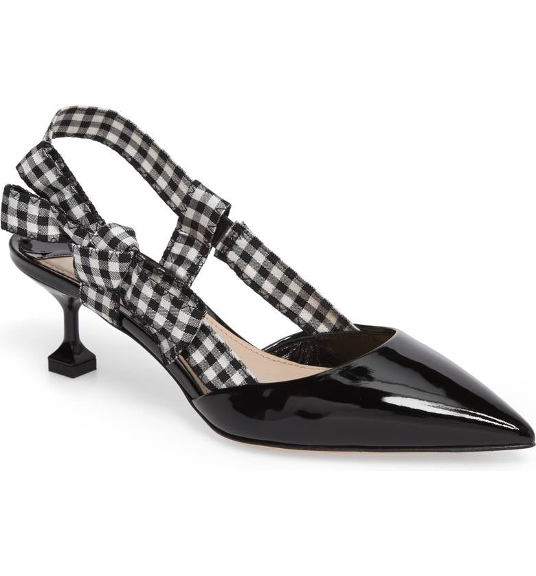 Miu Miu Slingback Bow Pump