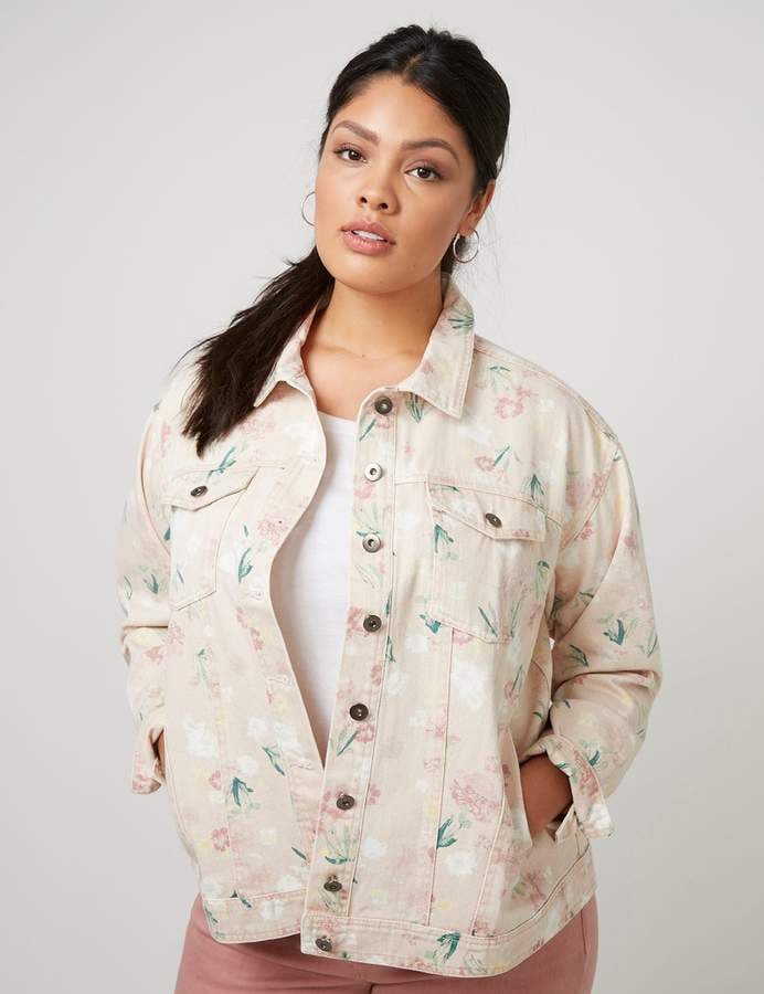 Lane Bryant Fast Lane Printed Denim 