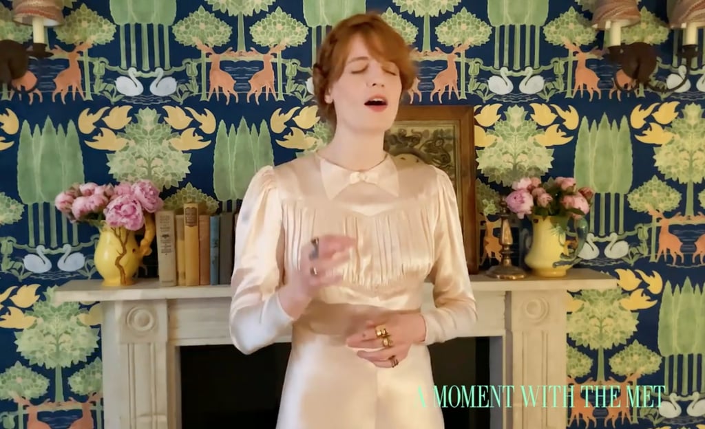 Florence Welch's Dress During A Moment With the Met
