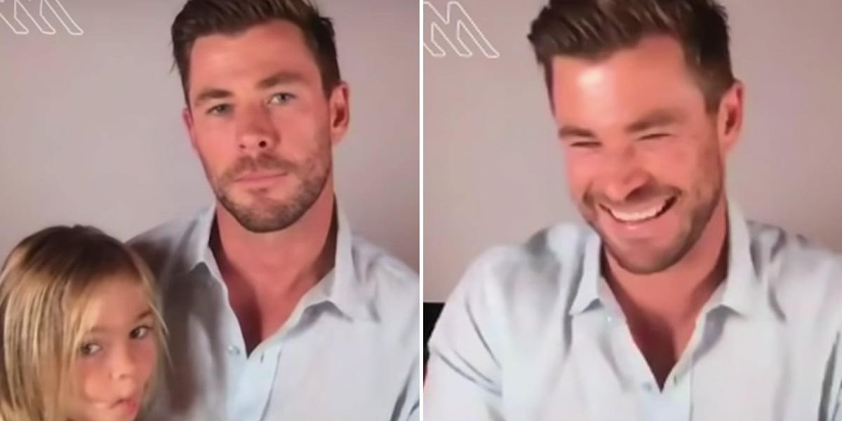 Chris Hemsworth's Son Crashes His Virtual Interview Video PS Family