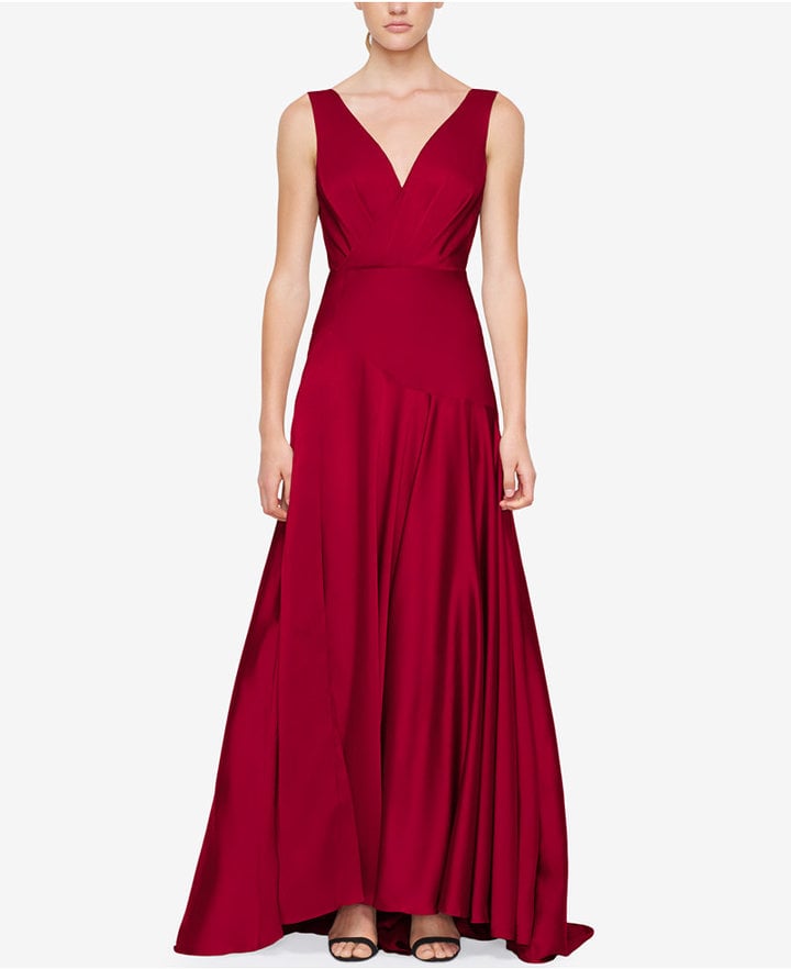 Fame and Partners Maxi Dress | Taylor Swift's Maroon Bridesmaid Dress ...