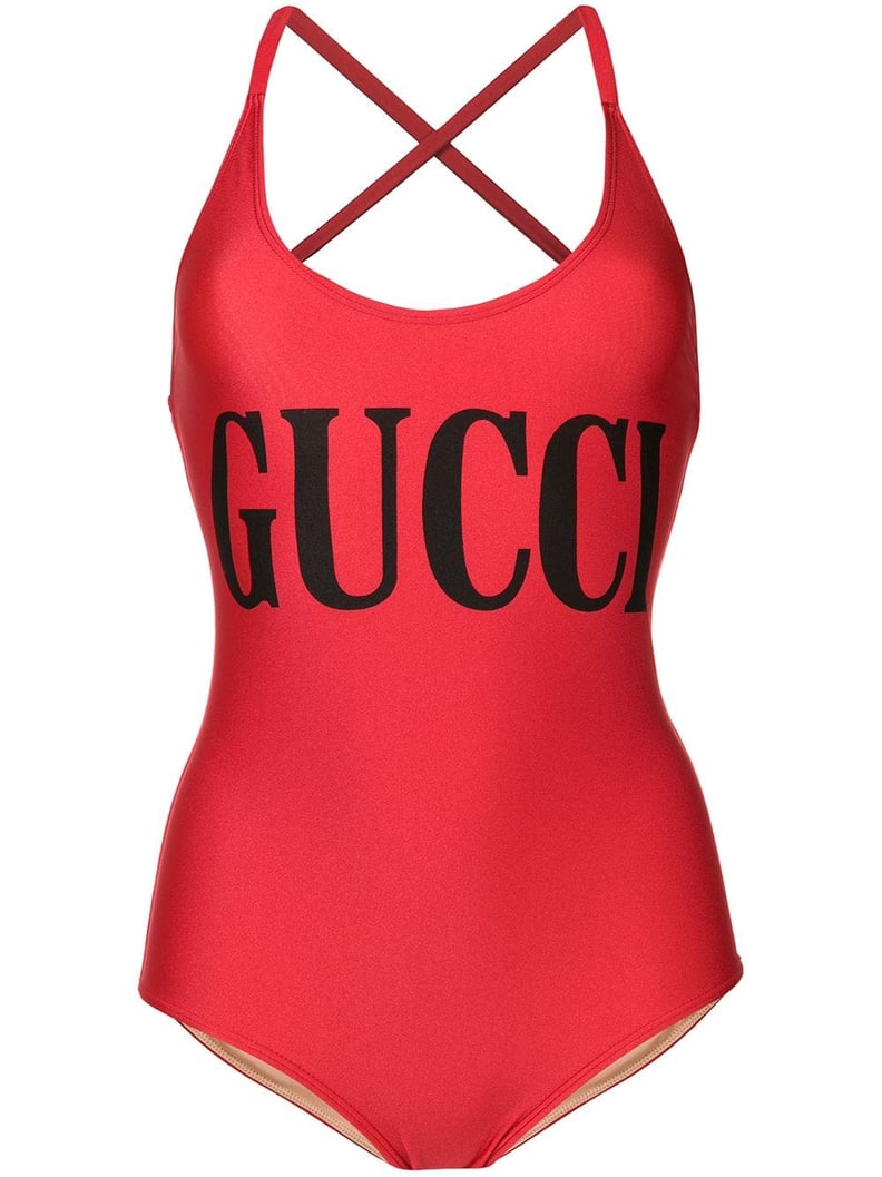 Gucci Logo Printed Swimsuit