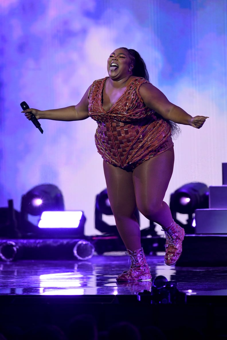 Pictures of Lizzo at the BRIT Awards 2020
