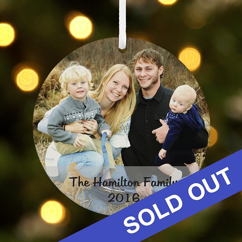 Personalized Round Ornament