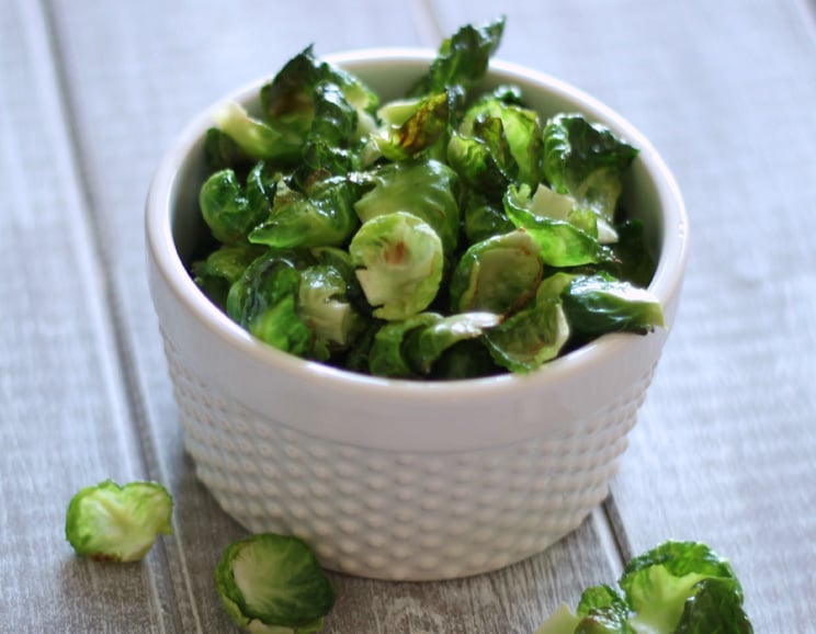 Baked Brussels Sprouts Chips