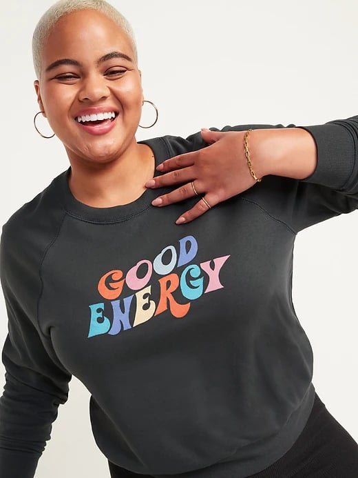 Old Navy Vintage Graphic Sweatshirt, 19 Old Navy Sweatshirts That Look  Just as Good With Joggers As They Do With Jeans