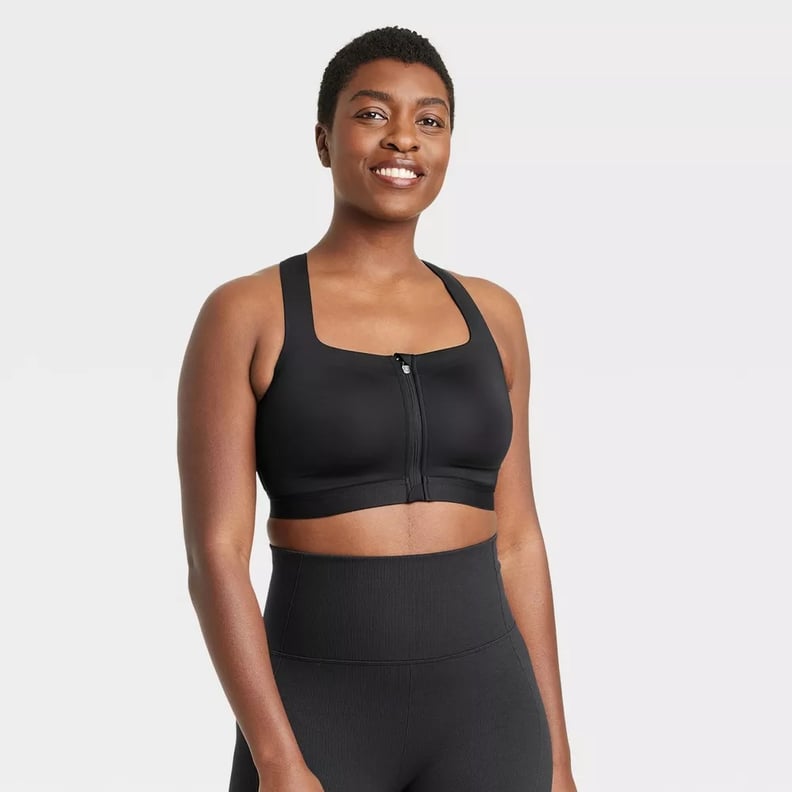 aerie Move Zip Front Sports Bra  Athletic outfits, Front zip sports bra,  Fitness fashion