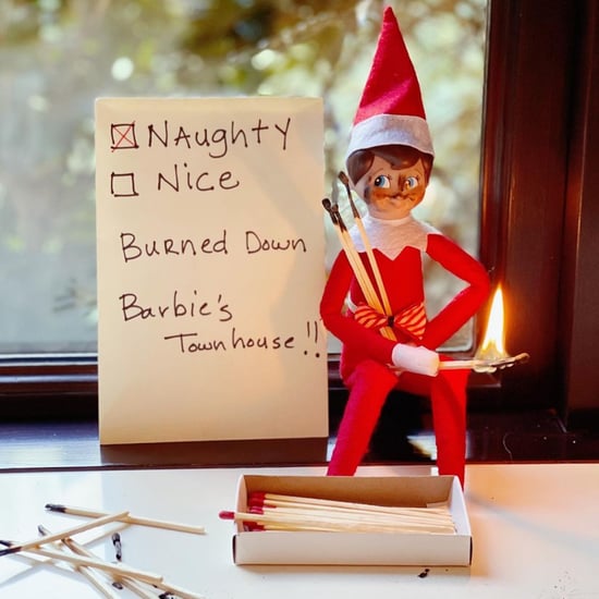 Halle Berry's "Naughty" Elf on the Shelf Instagram Photos