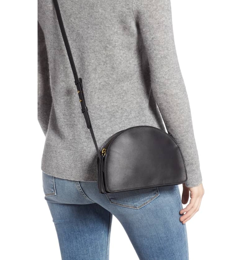 Madewell The Simple Half Moon Crossbody Bag