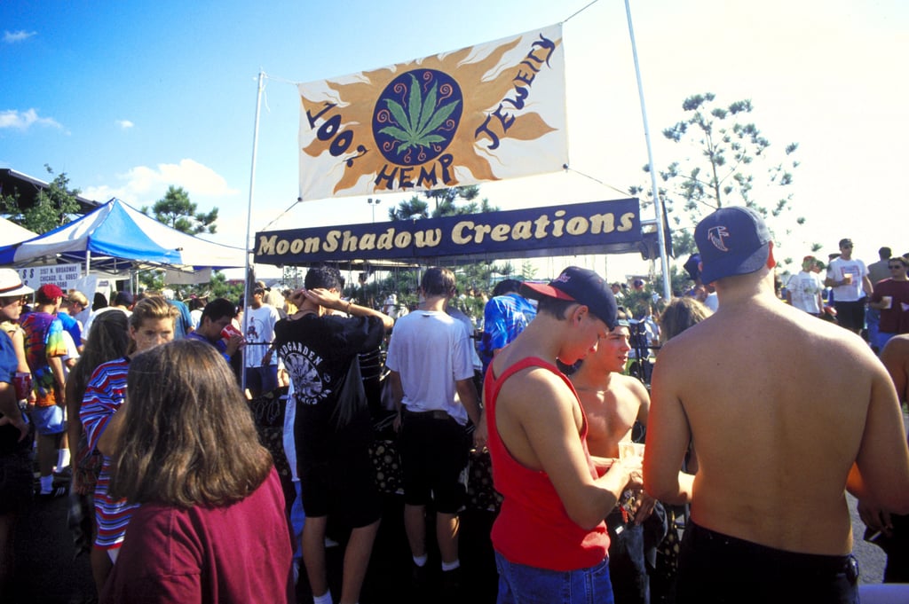 Hemp jewelry was clearly all the rage during Lollapalooza's 1994 festival.