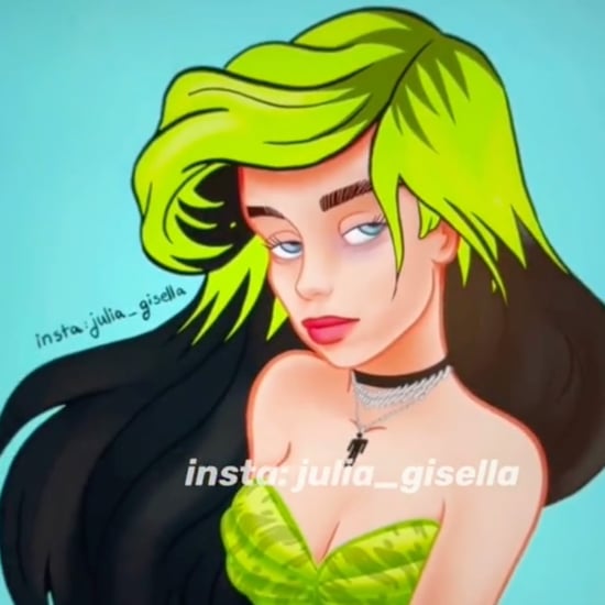 Watch This Artist Turn Billie Eilish Into Ariel and Rapunzel