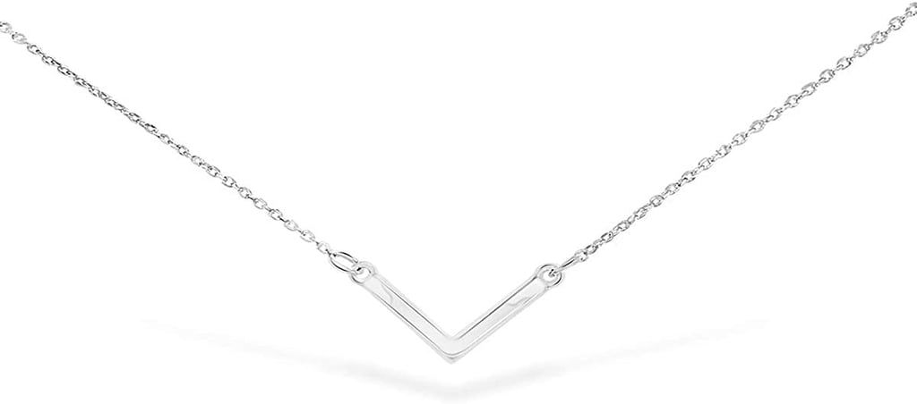 A Dainty Necklace: Uncommon James Baby V Necklace | Silver