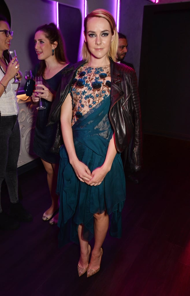 Jena Malone wore a colorful ensemble to the Marchesa afterparty on Saturday.