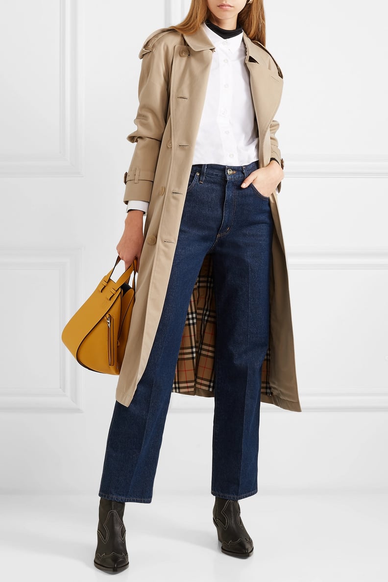 Burberry The Westminster Long Cotton-Gabardine Trench Coat