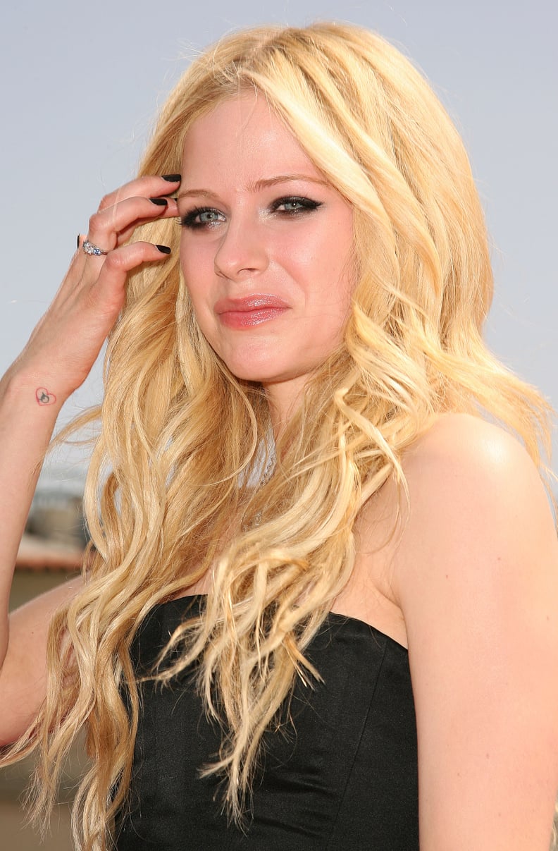 Avril Lavigne’s Heart Tattoo