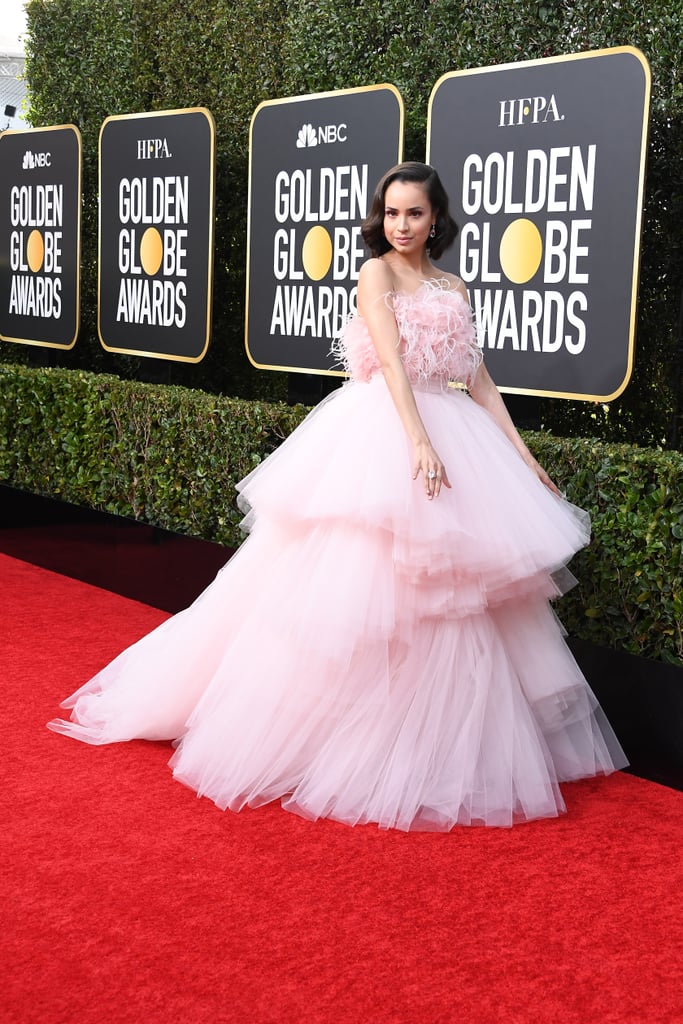 Sofia Carson Giambattista Valli Gown at Golden Globes 2020