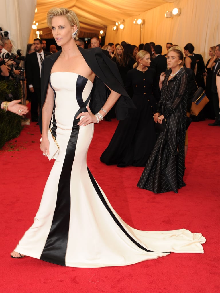 Charlize Theron and Sean Penn at the Met Gala 2014