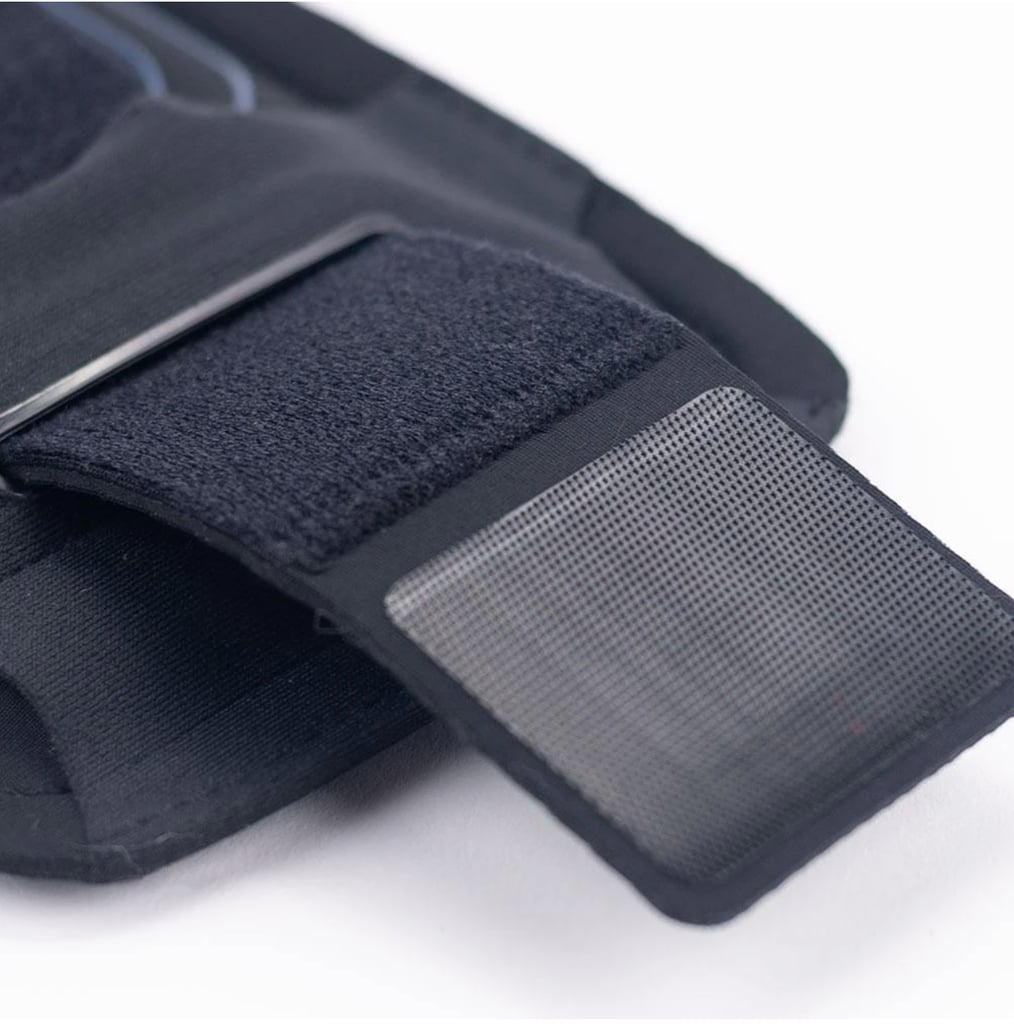 Velcro on the Nathan Vista Handheld Phone Carrier
