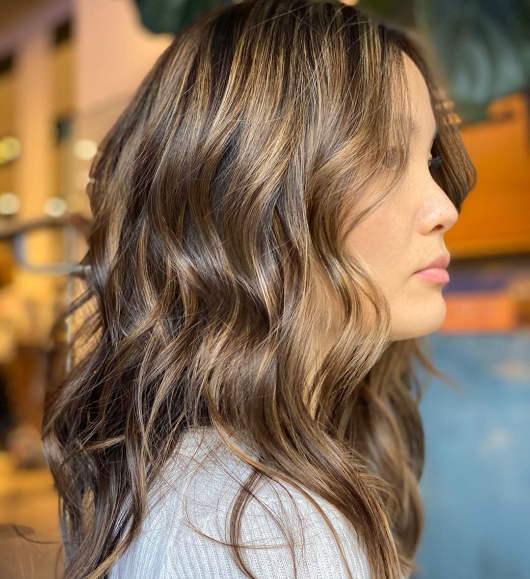 Summer Hair-Color Trend: Dark Honey Highlights | 5 Dreamy Hair-Color Trends  to Start Planning For This Summer | POPSUGAR Beauty Photo 9