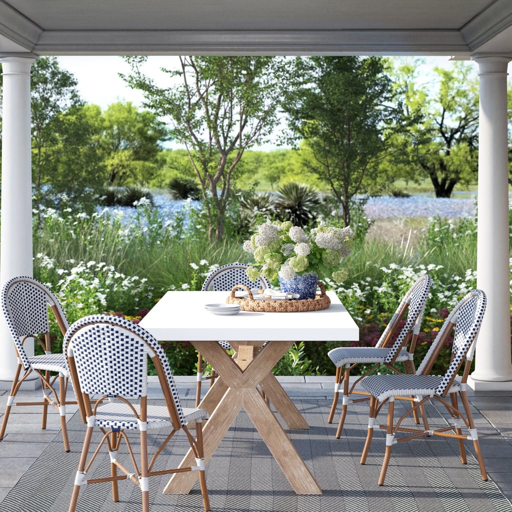 An Outdoor Table: Birch Lane Micah 7 Person Dining Table