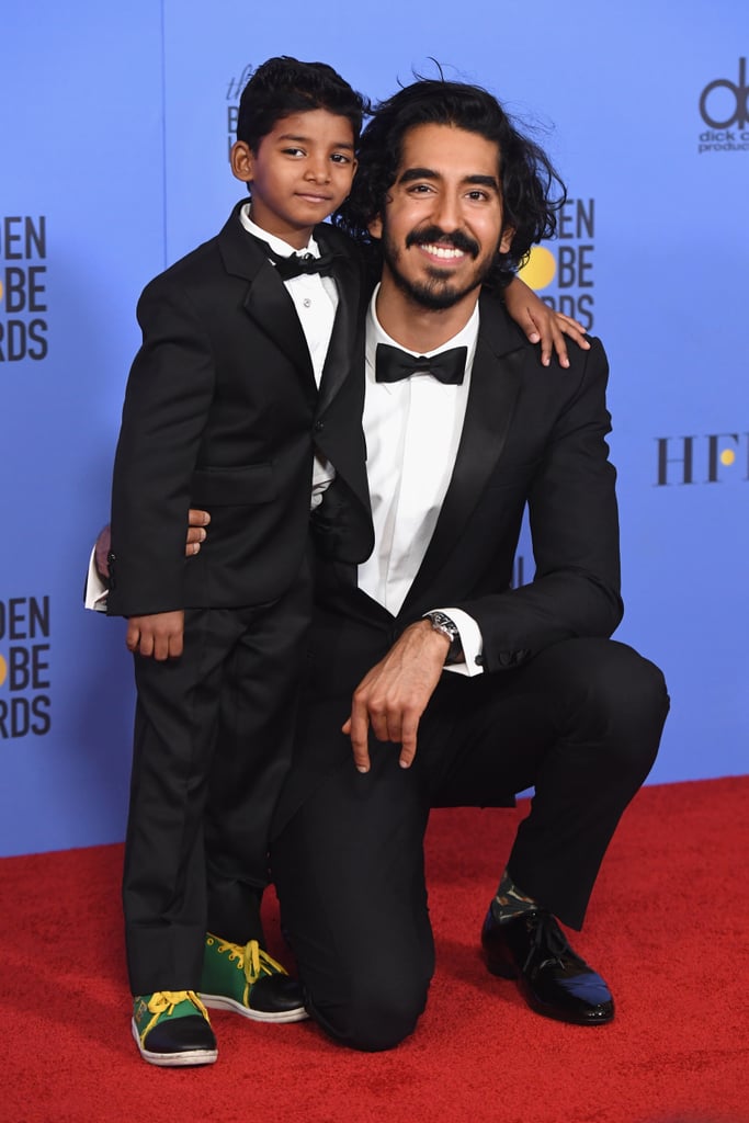 Lion stars Sunny Pawar and Dev Patel stole our hearts with this cute red carpet appearance in 2017.