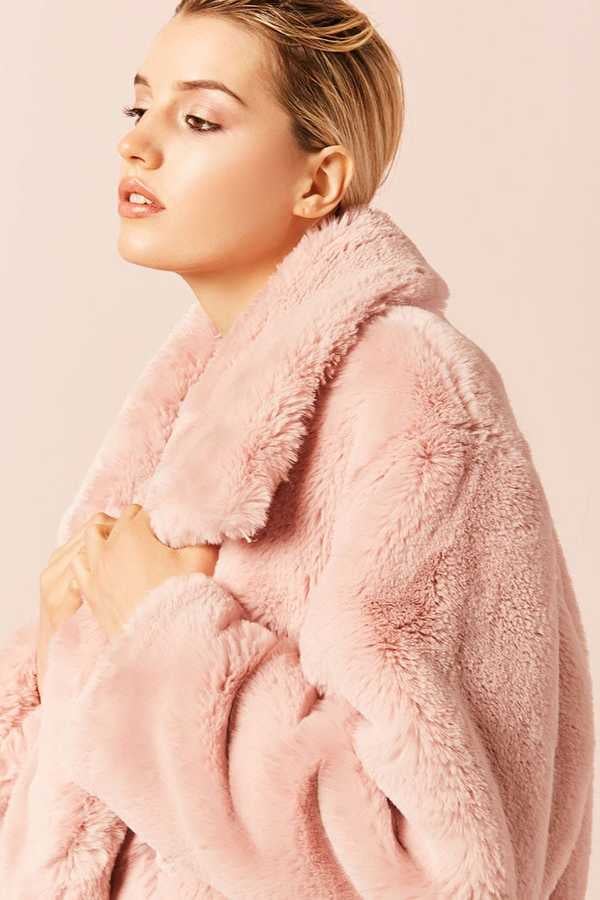 Love 21 Faux Fur Coat
