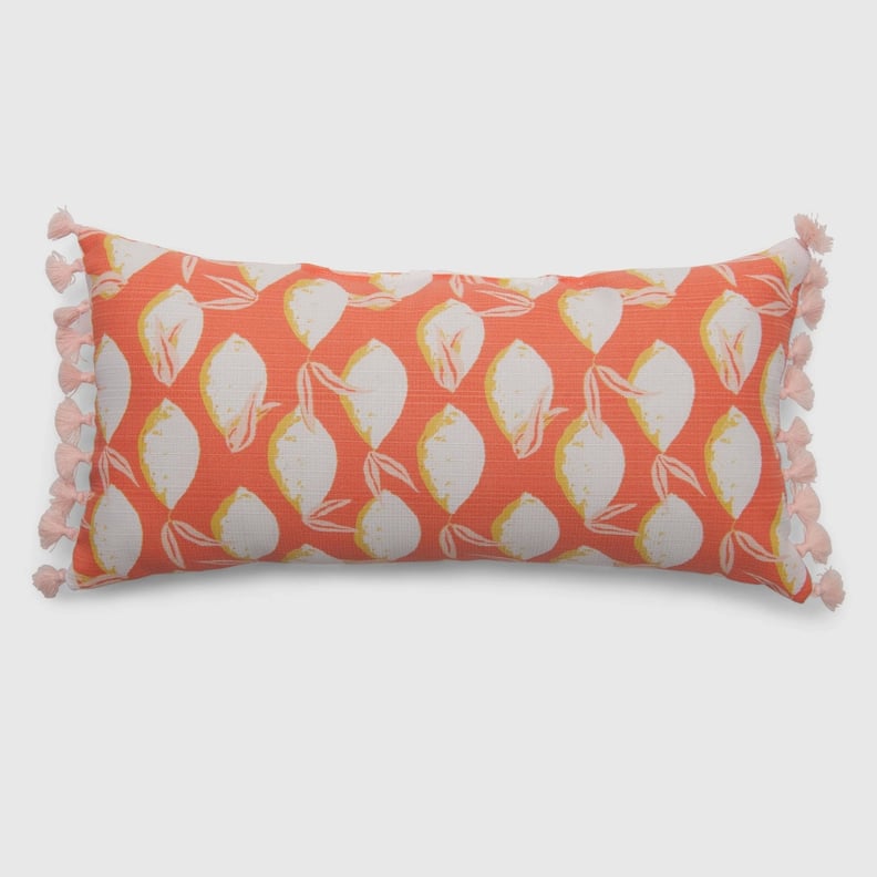 Oversize Lumbar Lemons Outdoor Pillow