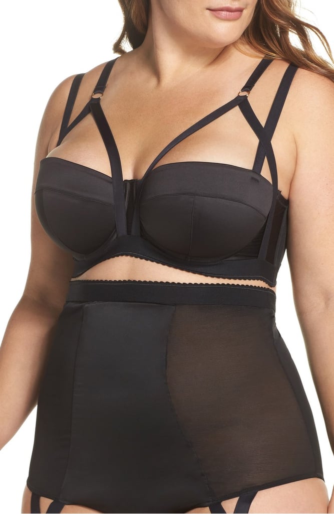 Playful Promises Candace Noir Strappy Underwire Bra
