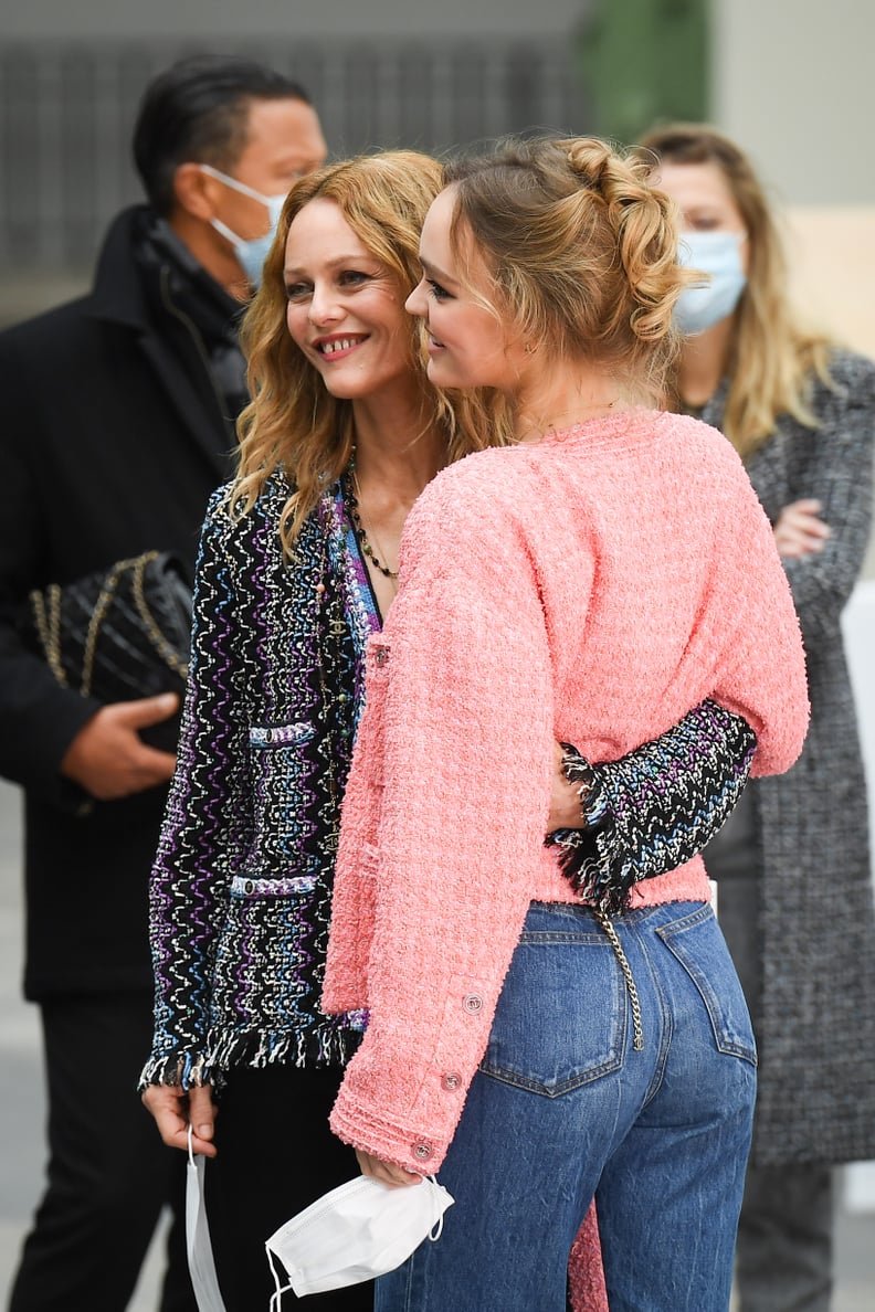 Vanessa Paradis and Lily-Rose Depp at the Chanel Show