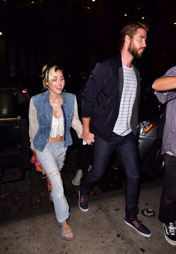 Miley Cyrus and Liam Hemsworth Out in NYC September 2016