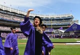 Taylor Swift Wears Leopard Heels to Receive Her NYU Doctorate