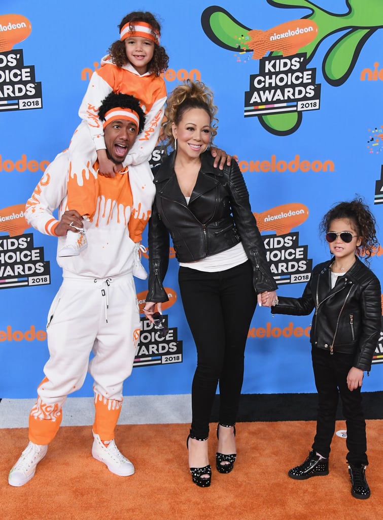 Mariah Carey and Nick Cannon Family 2018 Kids' Choice Awards