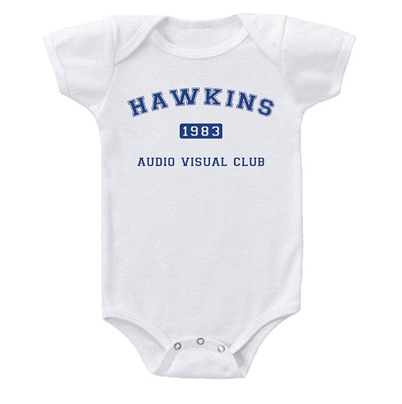 Hawkins AV Club Onesie