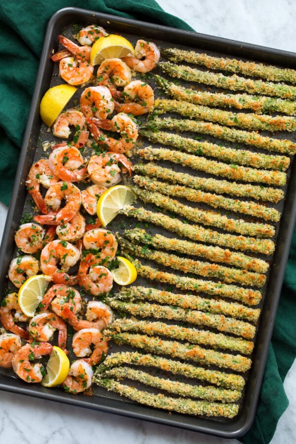 Sheet Pan Shrimp and Asparagus