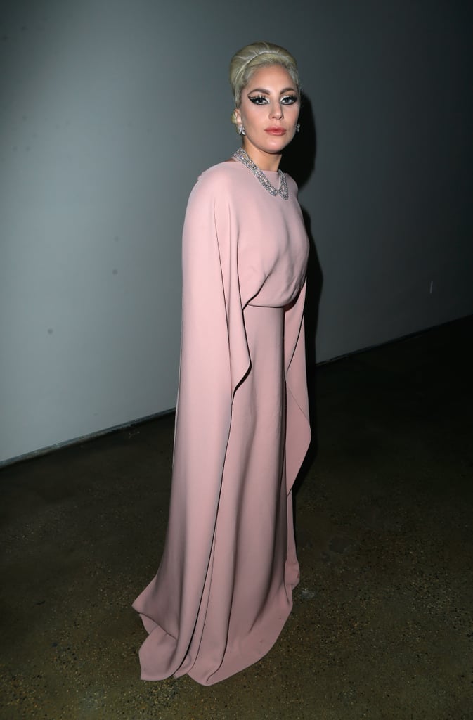 Lady Gaga in Pastel Pink Valentino Gown