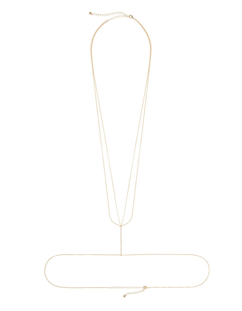 BCBGMAXAZRIA Pave Body Bar Chain ($98)
