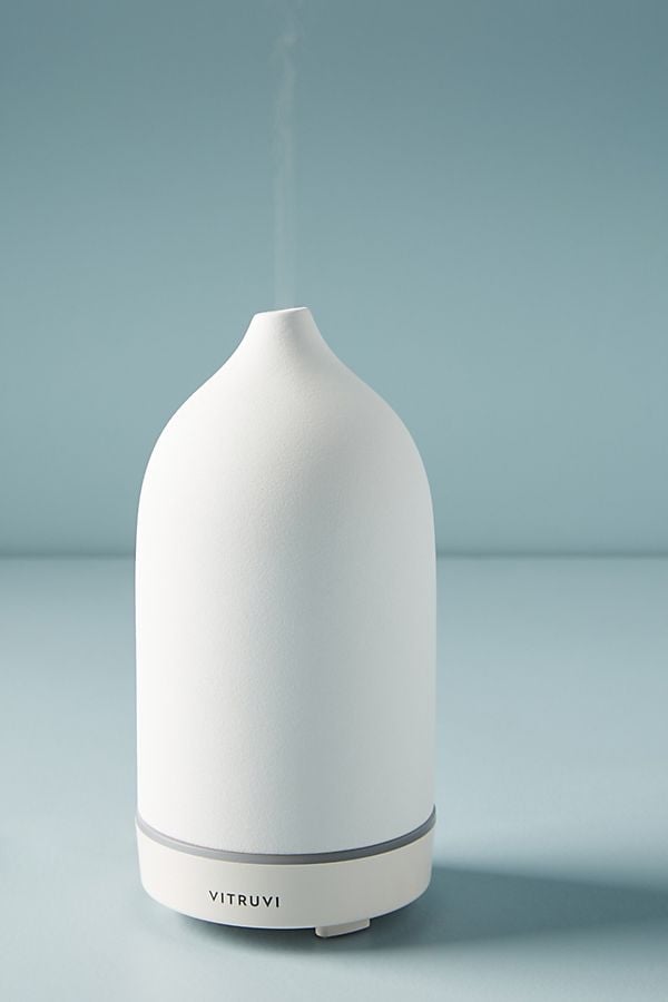 Vitruvi White Stone Essential Oil Diffuser