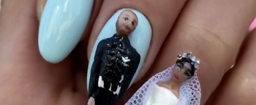 Prince Harry and Meghan Markle Nail Art
