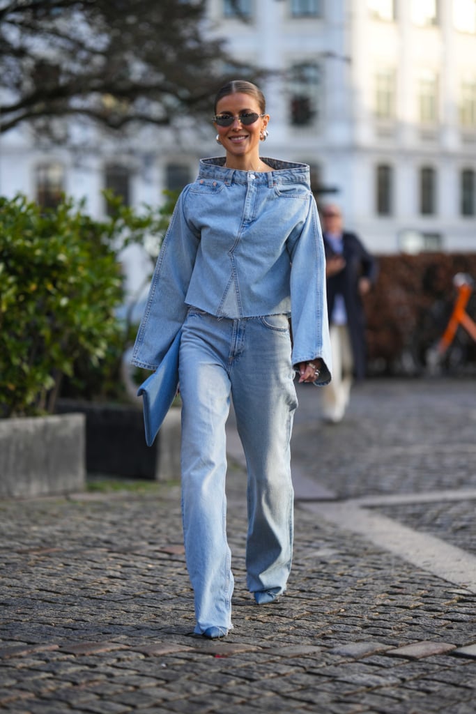 Look Back at Copenhagen Fall 2023 Fashion Week Street Style: Denim 2.0