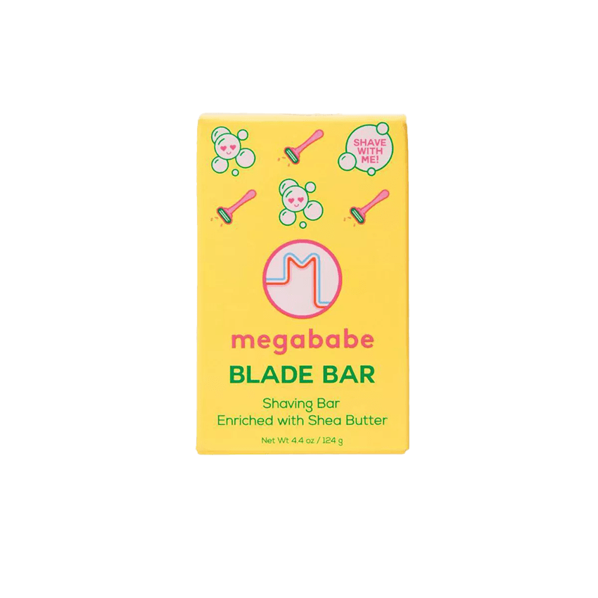 Megababe Blade Bar Shaving Bar Enriched with Shea Butter ($8)
Shaving with just soap and water is a disaster in the making for ingrown hairs, but an everything shower is the perfect time to enjoy the process. A hydrating formula, like the Megababe Blade Bar Shaving Bar Enriched with Shea Butter, can inspire a smoother shave that leaves skin feeling hydrated and soft.