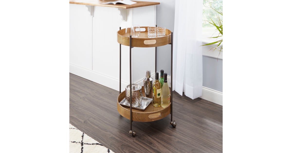 Better Homes and Gardens Round Bar Cart SmallSpace Furniture From