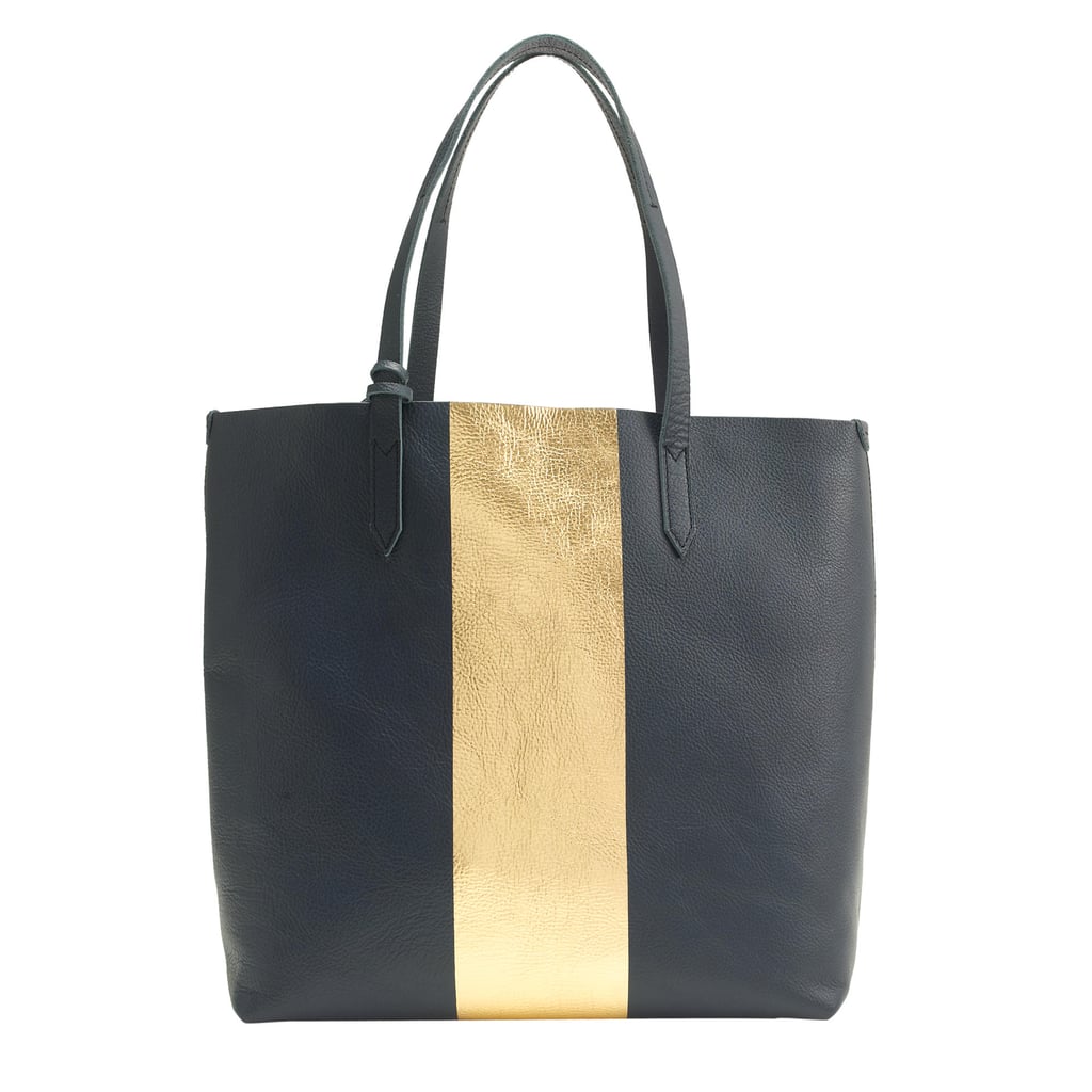 If she's really stuck with a tote, it better be good-looking. This J.Crew Downing Tote ($178) will help elevate her look after that sweat session.
