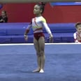 Watch a Young Laurie Hernandez Ooze Personality During a Junior Gymnastics Routine