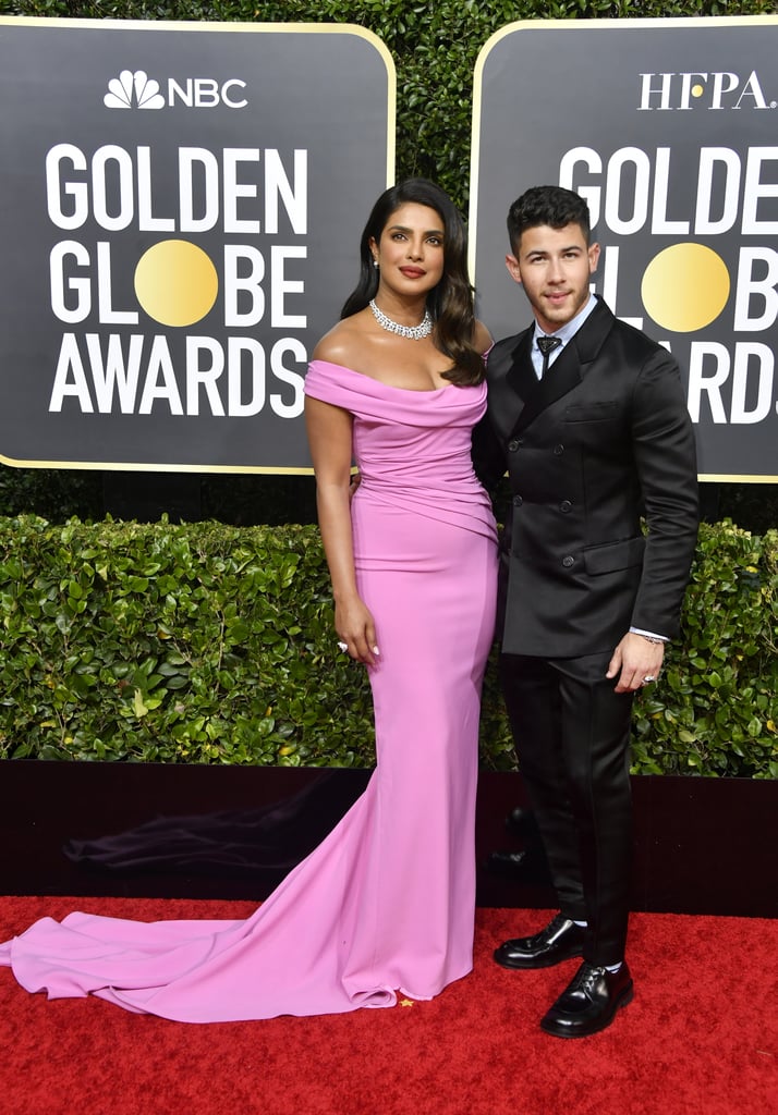 See Priyanka Chopra's Glam Pink Dress at the Golden Globes